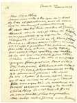 Alberto Giacometti Autograph Letter Signed -- Extremely Rare Missive by the Famed Sculptor, Here Mourning the Death of His Sister